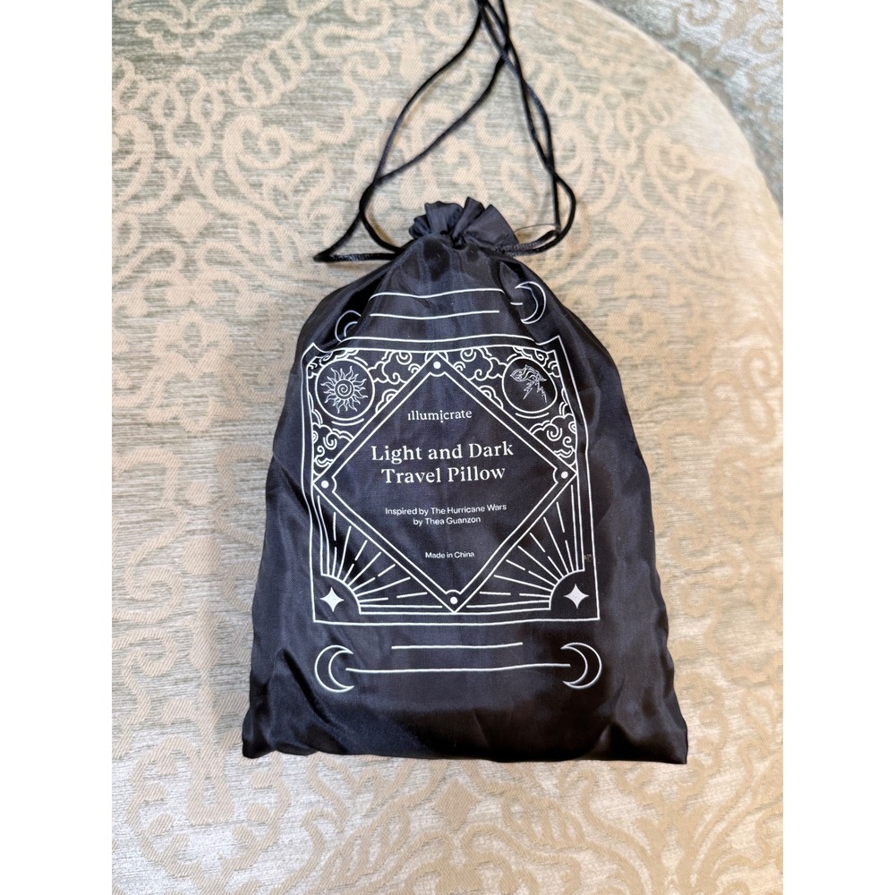 Illumicrate Light and Dark Travel Pillow The Hurricane Wars Thea Guanzon w/ pump